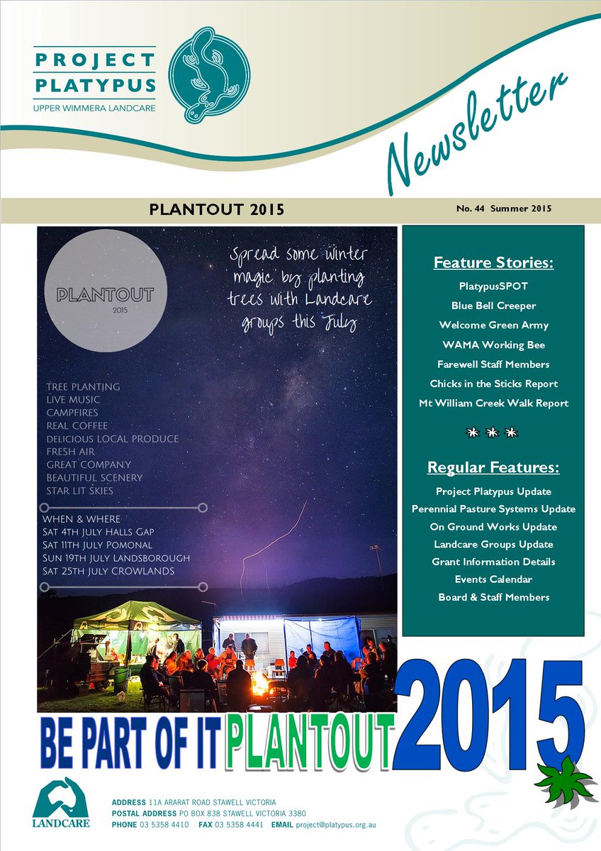 To view Project Platypus Newsletter follow the link  platypus.org.au/docs/newslette…