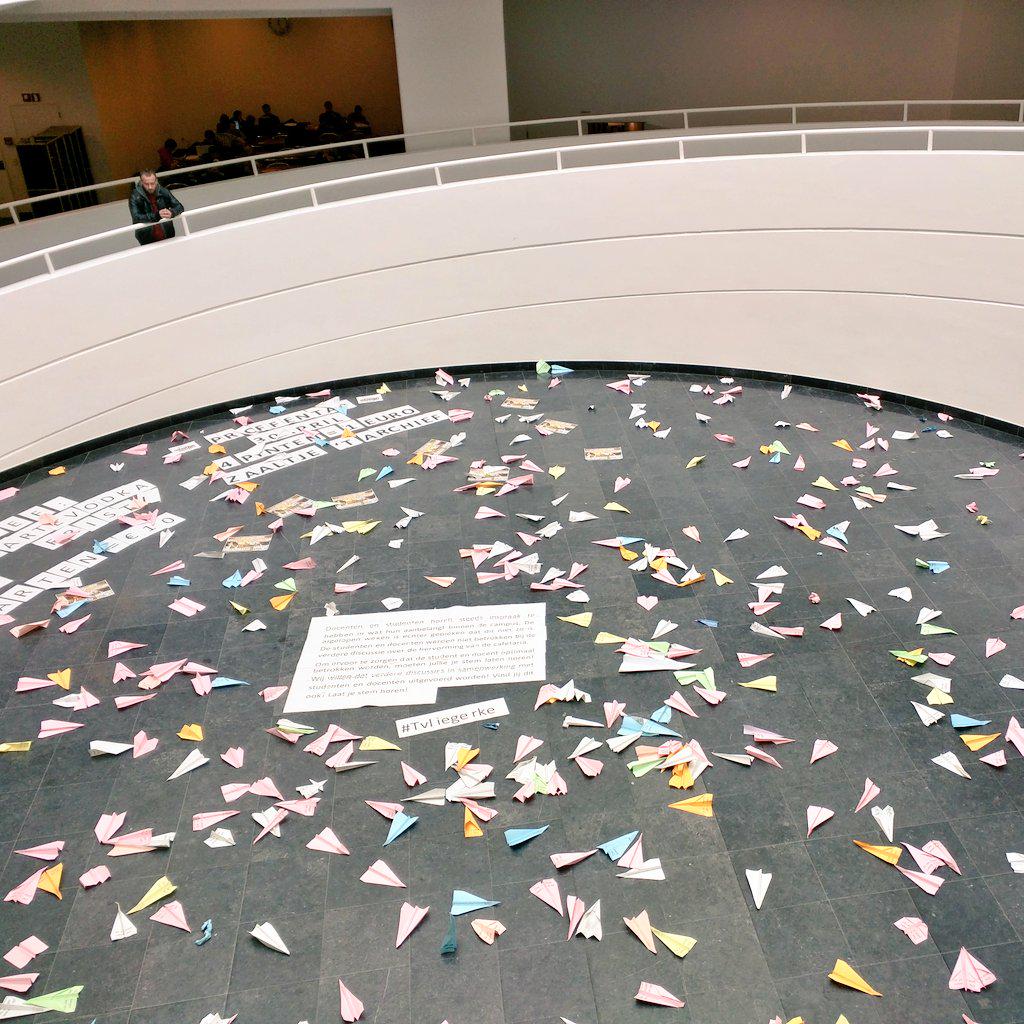 Docenten en studenten niet betrekken bij hervormingen van Groep T cafetaria? Die vlieger gaat niet op. #Tvliegerke