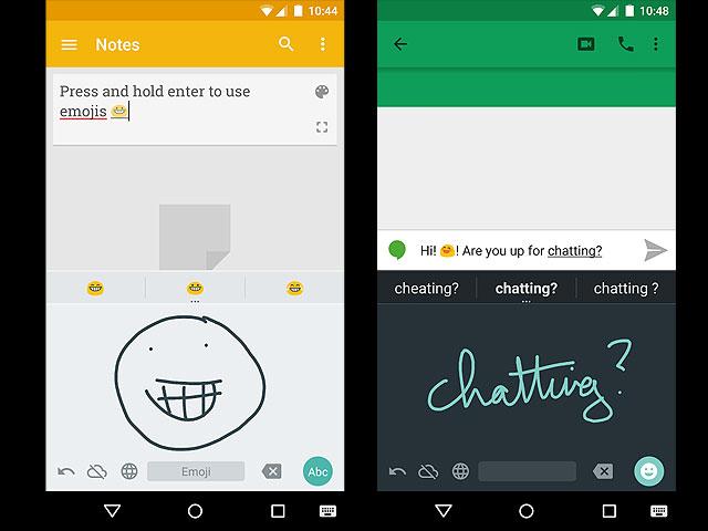 ETPanache's tweet image. Now you can draw #emojis on your #Android phone! #GoogleHandwritingInput. 
bit.ly/1J88utV