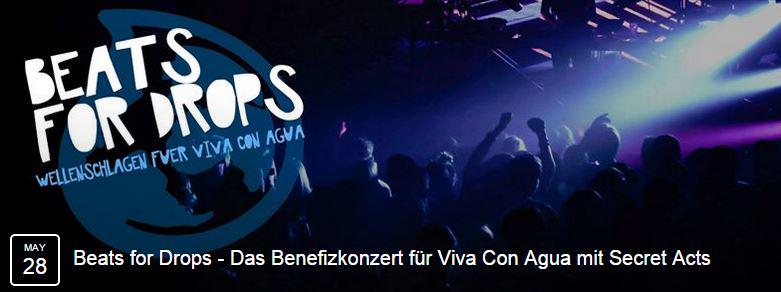 isa_beyer's tweet image. "Beats for Drops-Das Benefizkonzert für Viva Con Agua mit Secret Acts" 28.05.15, 19:00 h, Club Bahnhof Ehrenfeld Köln