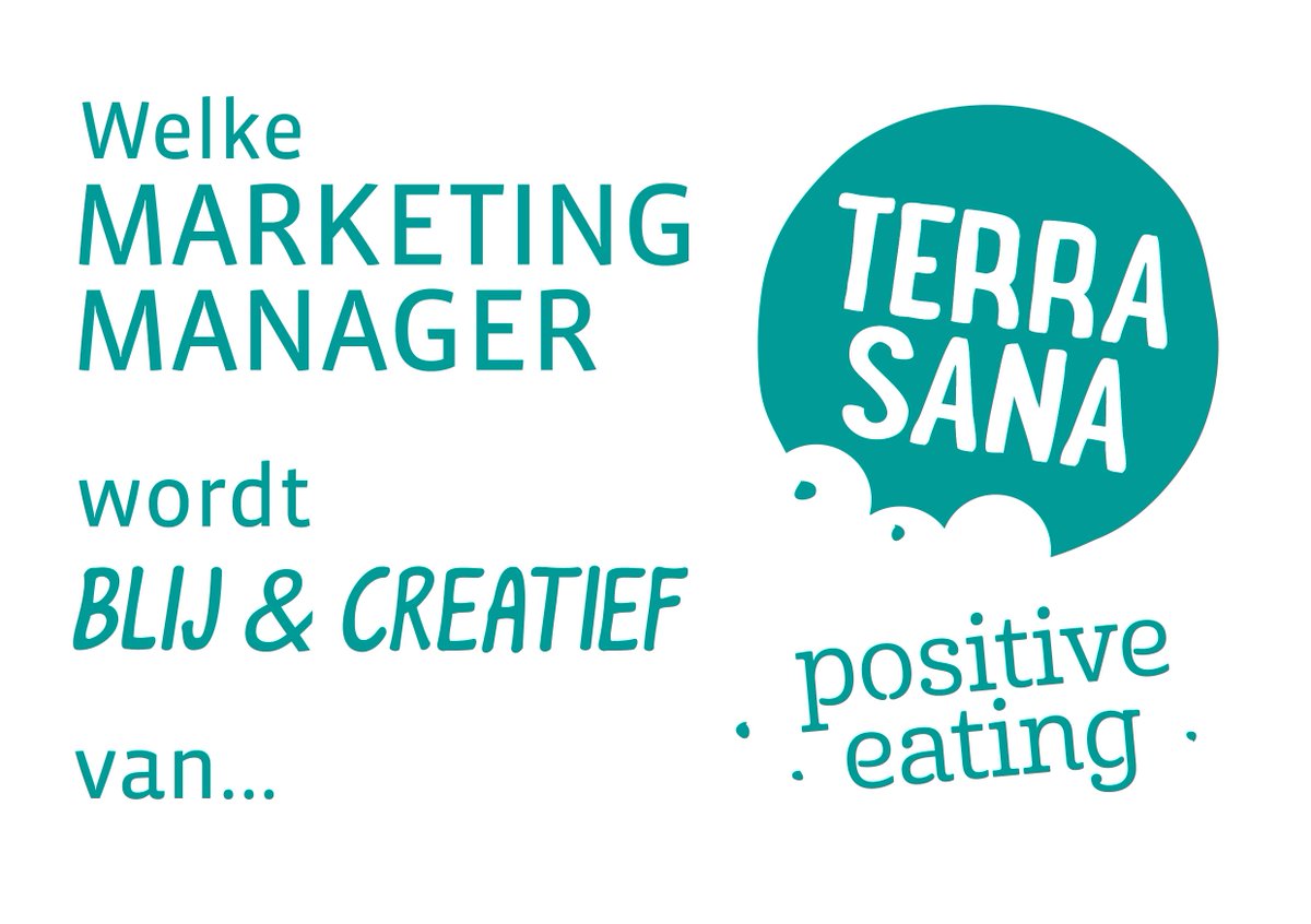 TerraSanaNL's tweet photo. #vacature #marketing #manager Ben jij energiek, enthousiast, ideeënrijk, een echte “Foody” en http://t.co/3duV88FURn http://t.co/hCZxqfBHxW