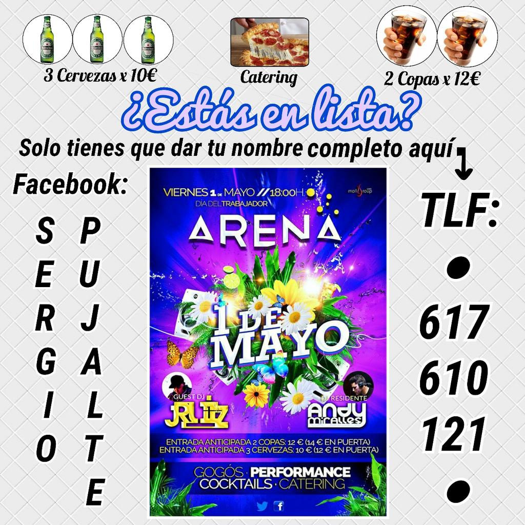 Arena_501's tweet photo. 📑¿Estás en lista?📑 ¡Importante hacerlo para reservar vuestra entrada al mejor precio!

#GOGÓS #CATERING #PERFORMANCE http://t.co/NugywkJA8I