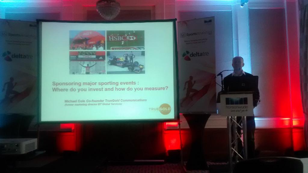 Michael Gold on BT at London 2012 <a href="/DataInSport/">SportsAnalytics</a> Sports Analytics 2015