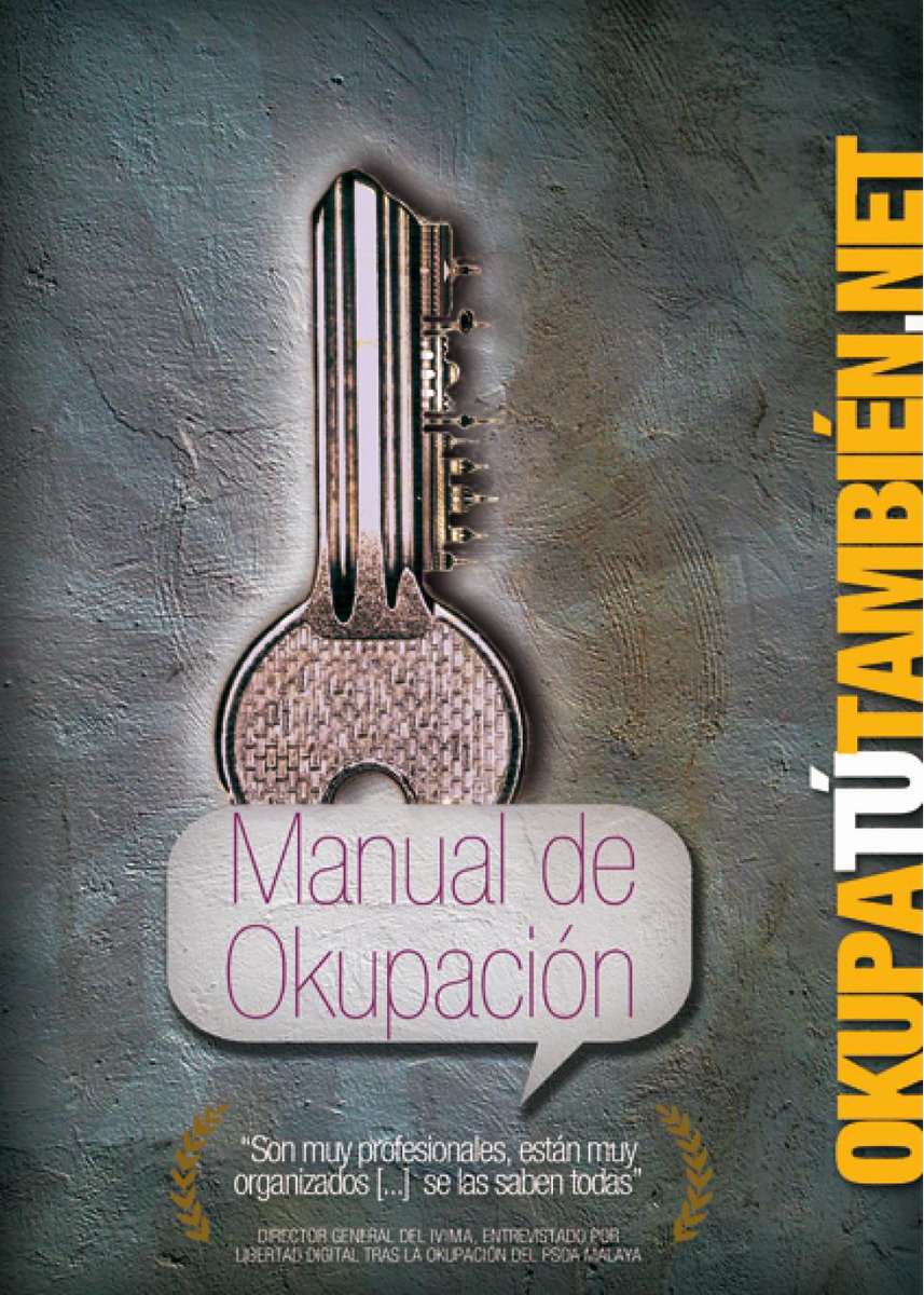 TodoPorHacer1's tweet photo. #30AñosOkupando y para seguir haciéndolo consulta el Manual de Okupación  http://t.co/umCCBy9Qlp http://t.co/EaRWCOdMN7