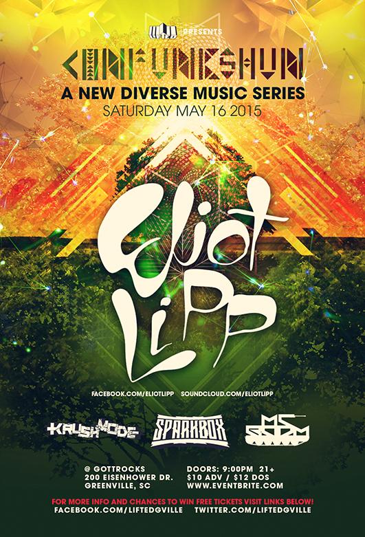 Go get free tickets for Eliot Lipp/May 16/Greenvillle, SC show at Lifted Gvilles FB page!
facebook.com/LiftedGville
