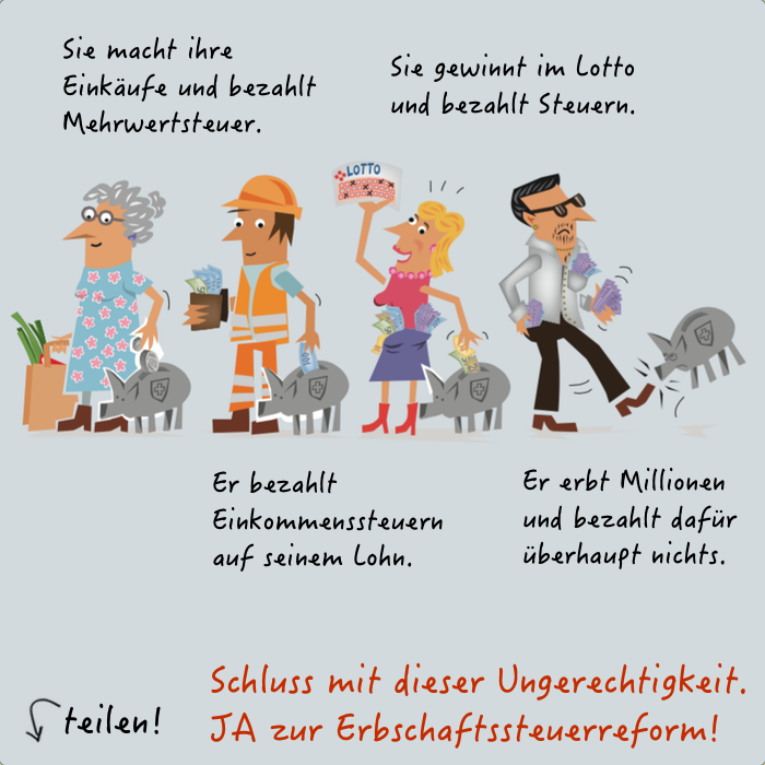 76'000'000'000 Franken werden pro Jahr vererbt - steuerfrei! srf.ch/news/schweiz/a…