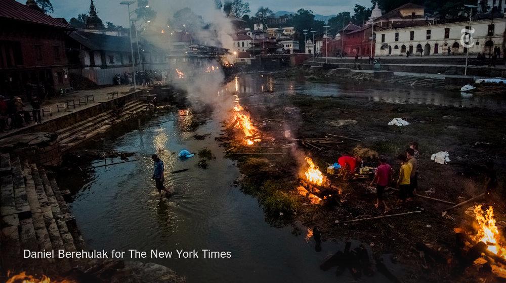 nytimes's tweet photo. Photographs of earthquake devastation in Nepal http://t.co/jWfeNuT9PP http://t.co/4eoiOUOMoe