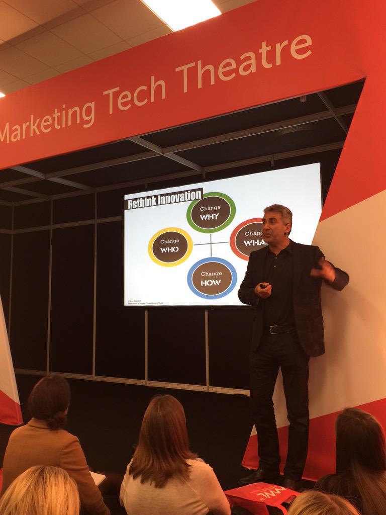 KasiaMalinowska's tweet photo. #PeterFisk great presentation on disruptive tech. @MWL2015 #GeniusWorks http://t.co/kwiLo2M7vV
