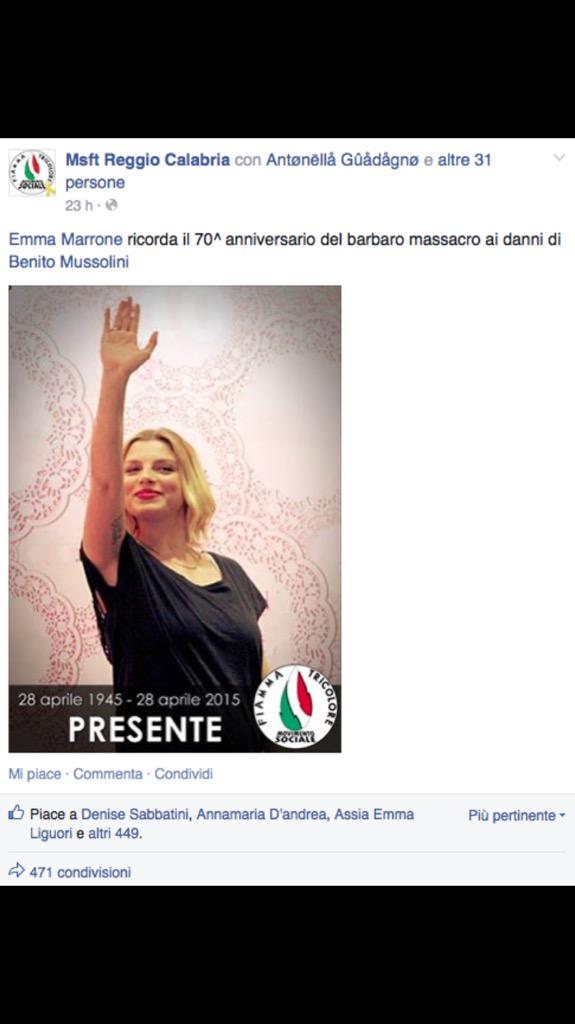 MarroneEmma's tweet photo. Mi dissocio da tanto orrore. http://t.co/KAPZkkihjk