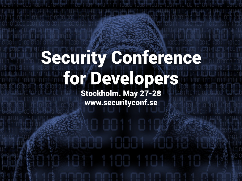 oredev's tweet photo. We're organising a #Security Conference for Developer in Stockholm.
http://t.co/ESncrMThIR

#securityconf http://t.co/6qDVU2eZVp