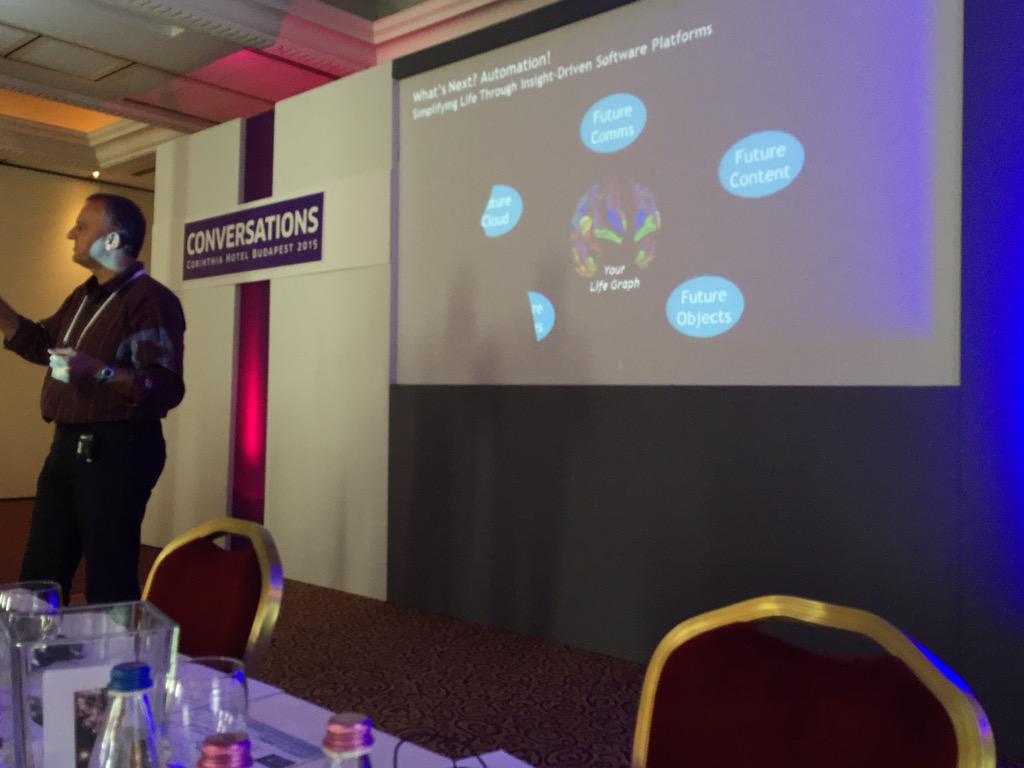 EdElkin1's tweet photo. .@BellLabs @mhof's insights on future communications. #Conversations15 http://t.co/mUfZQOfHGz
