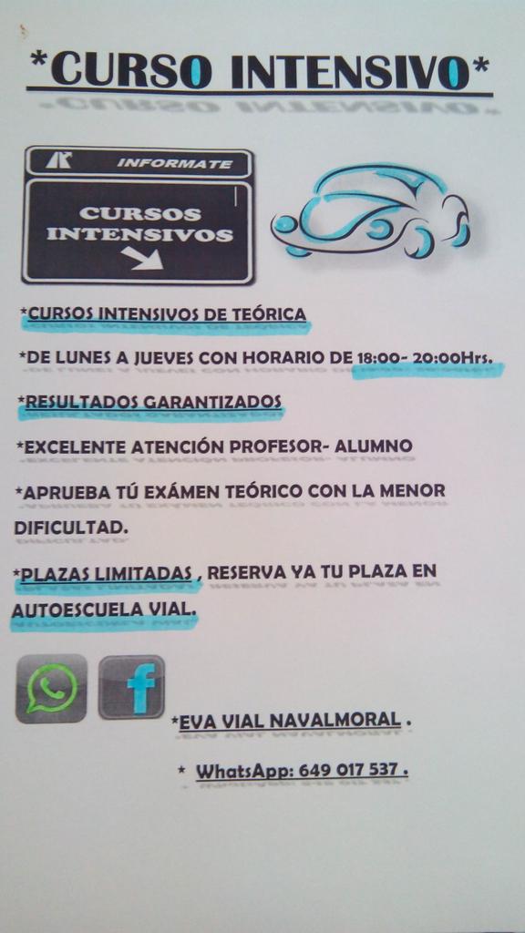 eva_vial's tweet photo. "CURSO INTENSIVO de conducir PERMISO B" Infórmate ya, tu permiso de conducir antes de lo que imaginas!os esperamos! http://t.co/vcgwLbgTDS