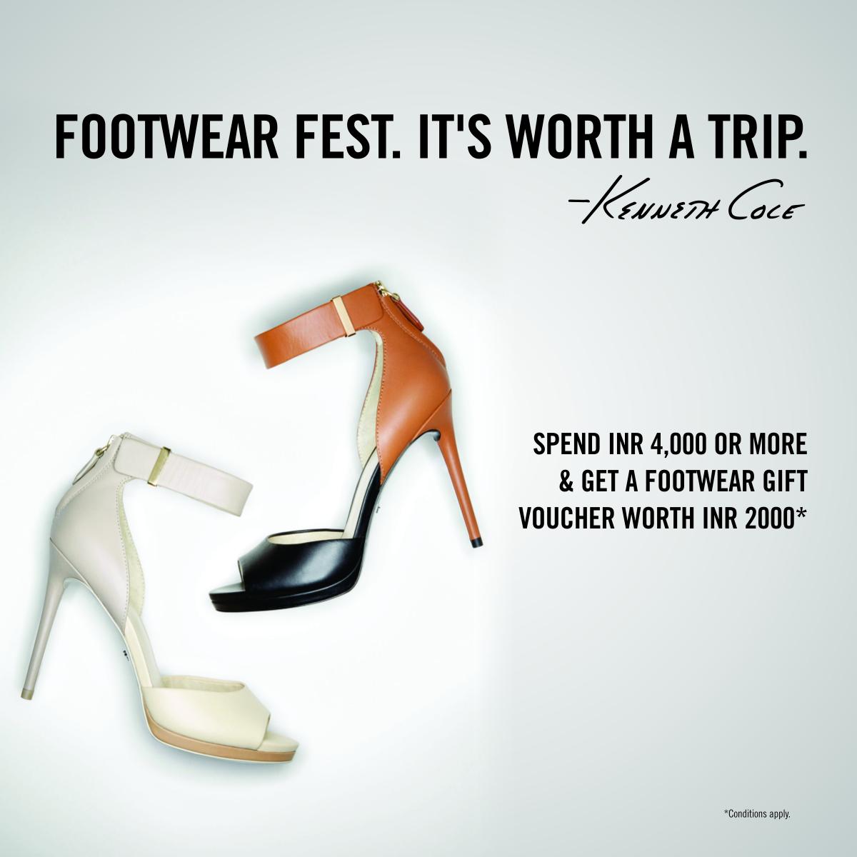 MarketcityKurla's tweet photo. Because happy feet make happy people. Come be a part of the footwear fest at @KennethColeInd , Phoenix Marketcity http://t.co/63TfIaNrH6