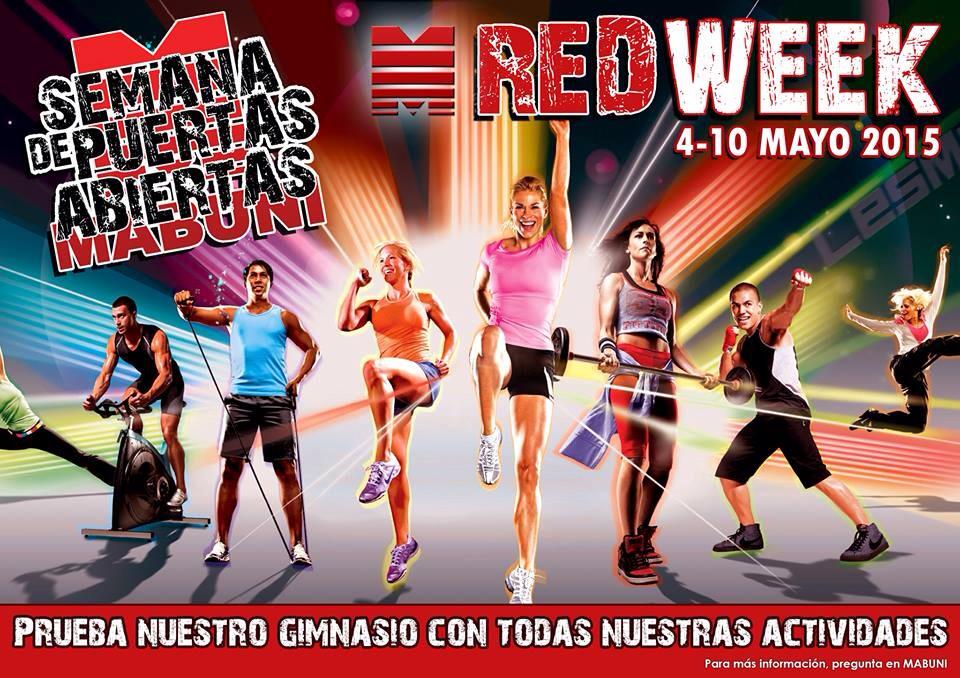 GIMNASIOMABUNI's tweet photo. RED WEEK semana de puertas abiertas! RT http://t.co/6YiBS8NIiv http://t.co/VpOo0Vdj6f