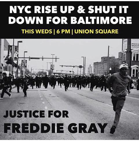 2Slick2Rich's tweet photo. Today nyc will ride out for #FreddieGray and #ShutItDown http://t.co/LzO7danJg3