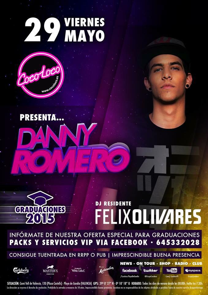 Pues si, el dia 29 tendremos en <a href="/grupococoloco/">Cocoloco Oficial</a> a <a href="/DannyRomeroprod/">Danny Romero</a>, y yo estaré con él en cabina.