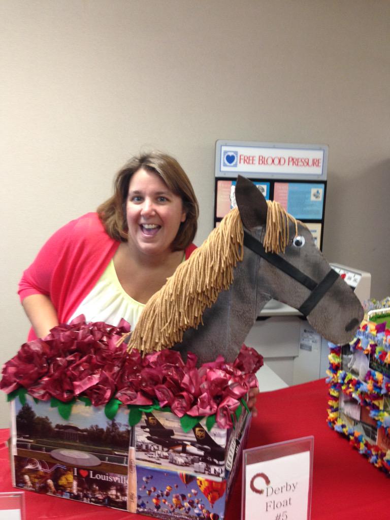 juli8986's tweet photo. The Air Group Building is celebrating Derby with a paper box float contest!! Who will win???
@UPSLaunch http://t.co/tUjfLmbBXN