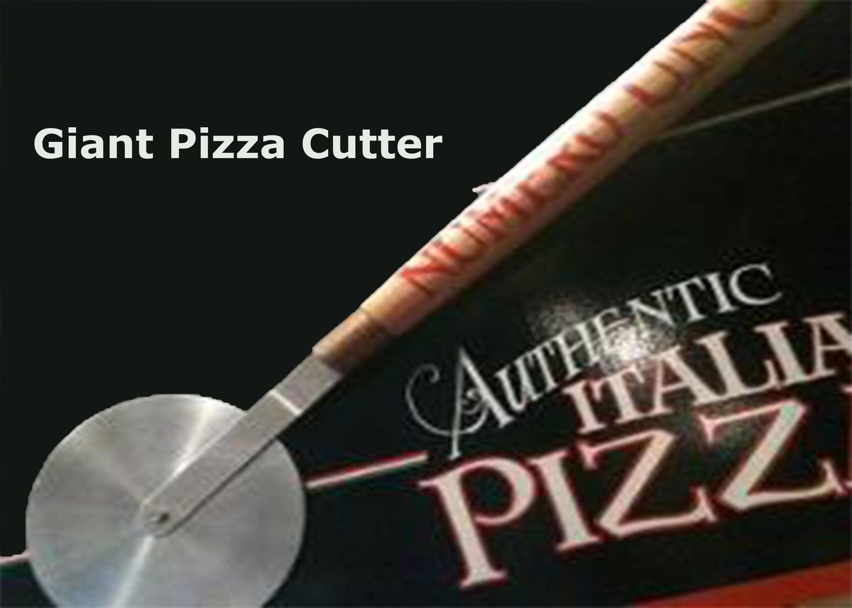 GiantPizzaCutter on Twitter "Every man cave needs a unique giant pizza
