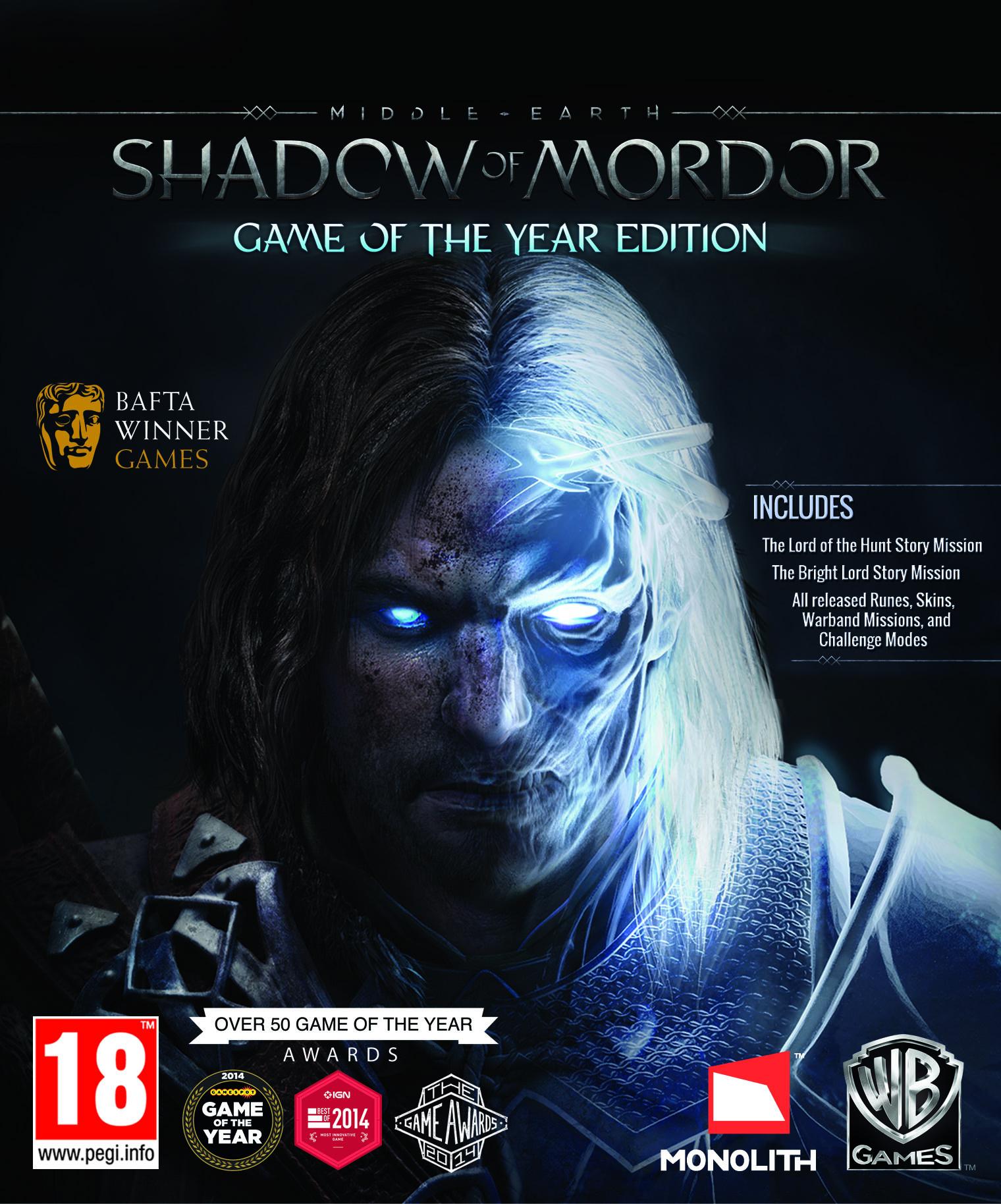 Warner Bros. Games UK & Ireland on X: Shadow of Mordor Game of The Year  Edition announced, an expanded version of the award winning game out on 8th  May!  / X