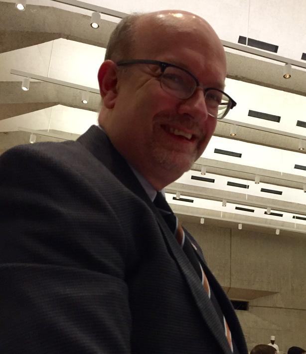 donnallo's tweet photo. Congratulating Michael Wiseman for 25 years of service to #UMass. @UMassSAI @UMassOFS http://t.co/DBJ2zwYvVV
