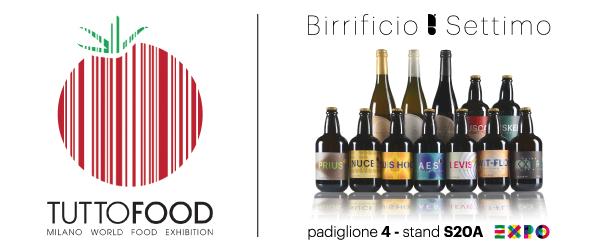 Dal 3 al 6 maggio saremo presenti a @TuttoFoodExpo! Padiglione 4, stand S20A! #B7inside #birraartigianale #Expo2015