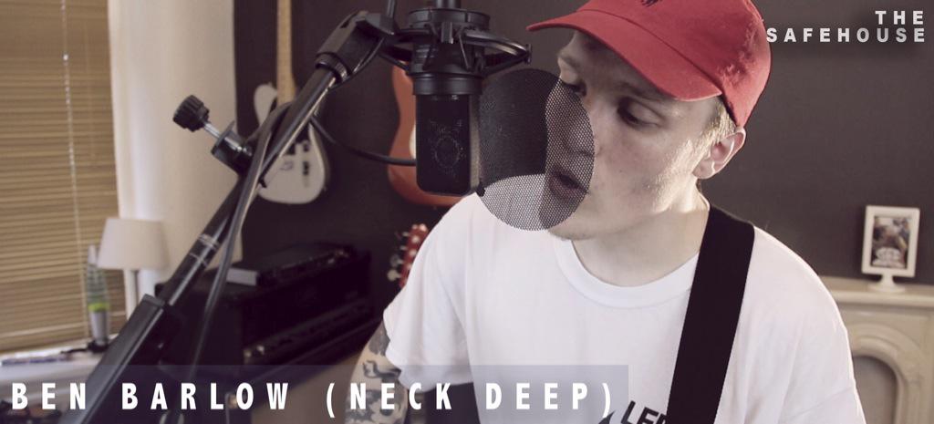 TheSafeHouseMCR's tweet photo. The 2nd song from our session with @NeckDeepUK @ben_barlyo is coming Friday. Any guesses of the song?..it's a cover.. http://t.co/6BnA3VbpXz