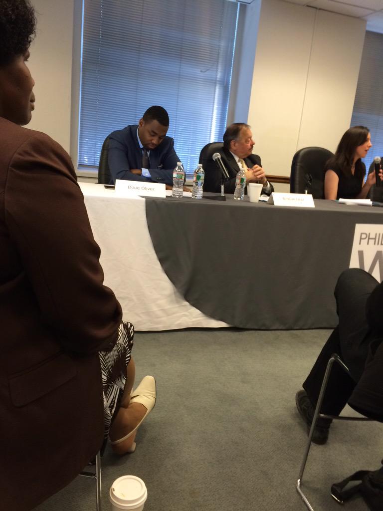 Dinverso's tweet photo. Doug Oliver started at youth works. #philaworksforum #philaliteracy #philaworks http://t.co/SveDqYN3cF