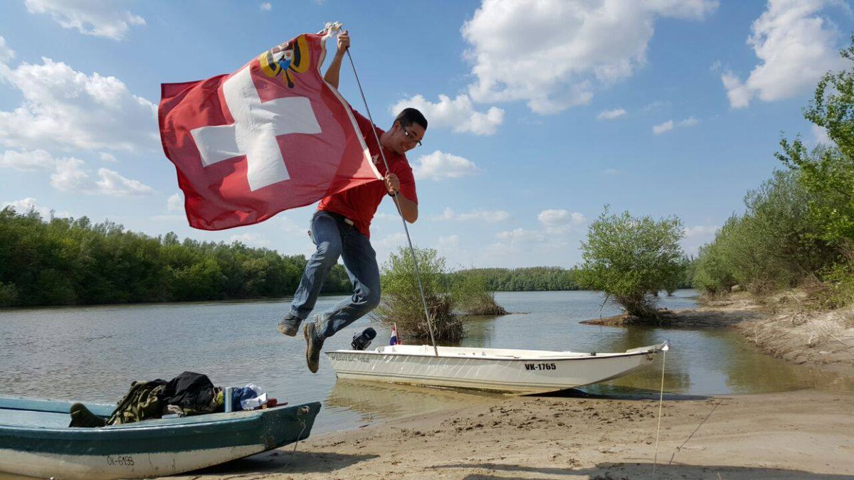 liberlandsuisse's tweet photo. Claiming land in #Libertyisland on #liberland http://t.co/V4Gz13J5H9