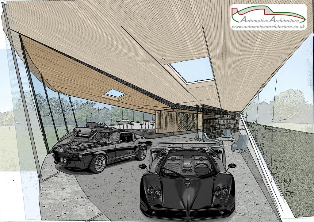 utoArchitecture's tweet image. @LewisHamilton check out my concept design for your new garage, let me know if you like it #automotivearchitecture