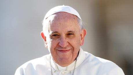 CBCNews's tweet photo. Pope Francis urges equal pay for women http://t.co/F2w9RabsyA http://t.co/A9cGtCfzgb