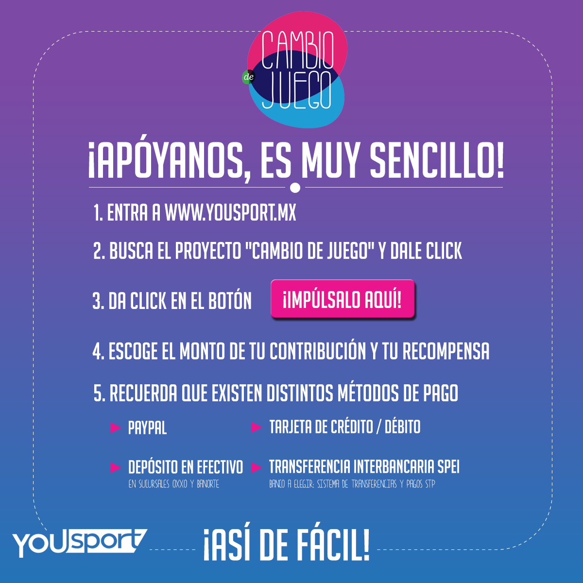 CambioDeJuegomx's tweet photo. Ayúdanos a alcanzar la meta, dona y ayuda a cambiar la vida de niños ¡Solo nos quedan 8 días! http://t.co/W8JR5aLFI9 http://t.co/E2Jj8jkesT