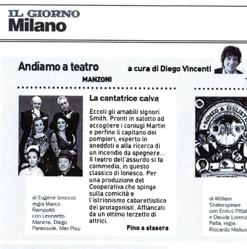 parassole's tweet photo. Fino a questa sera, buona visione! #parassole #cantatricecalva http://t.co/A1ntcCqZz6
