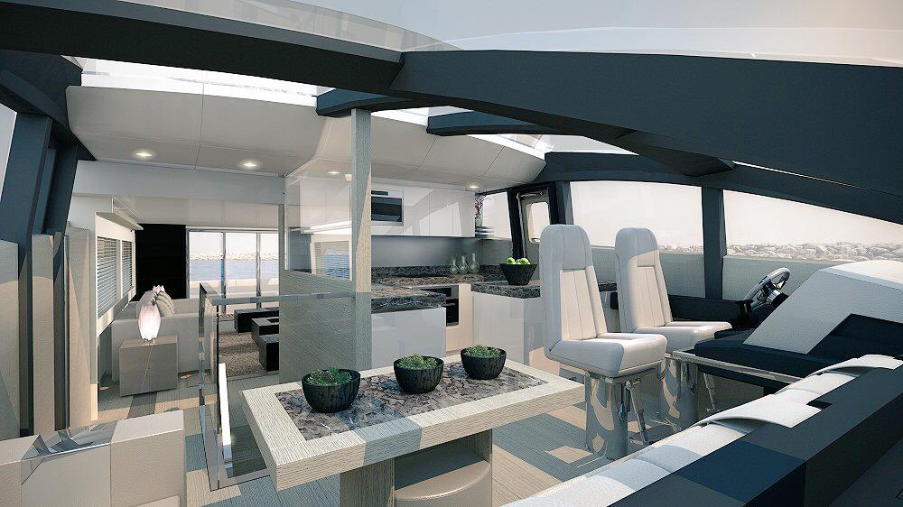 YachtMarques's tweet photo. Pearl 75 with a stunning Kelly Hoppen interior, open plan galley layout, master and VIP double cabins (ensuite) http://t.co/qiWgjkt9sM