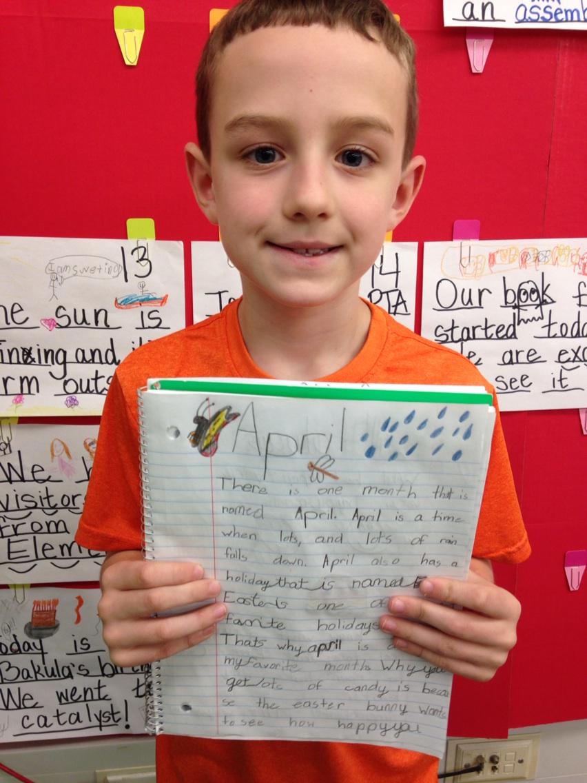 FairfaxBakula1's tweet photo. Awesome journal writing!! Learning so much from modeled writing #languagecalendar http://t.co/jY7BxHJ9dk