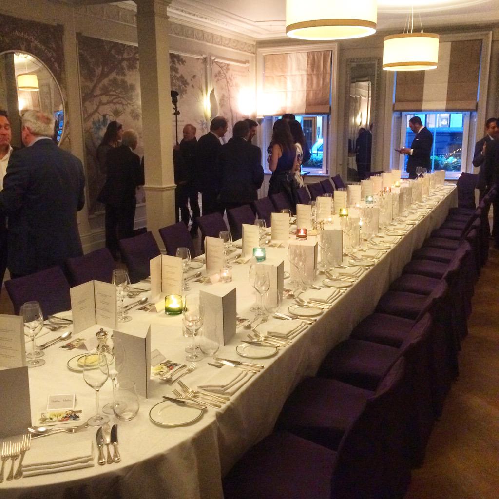 Our 100th dining event is in full swing at the Clarendon Room at <a href="/Browns_Hotel/">Brown's Hotel, a Rocco Forte Hotel</a> #Mayfair #Nth100th