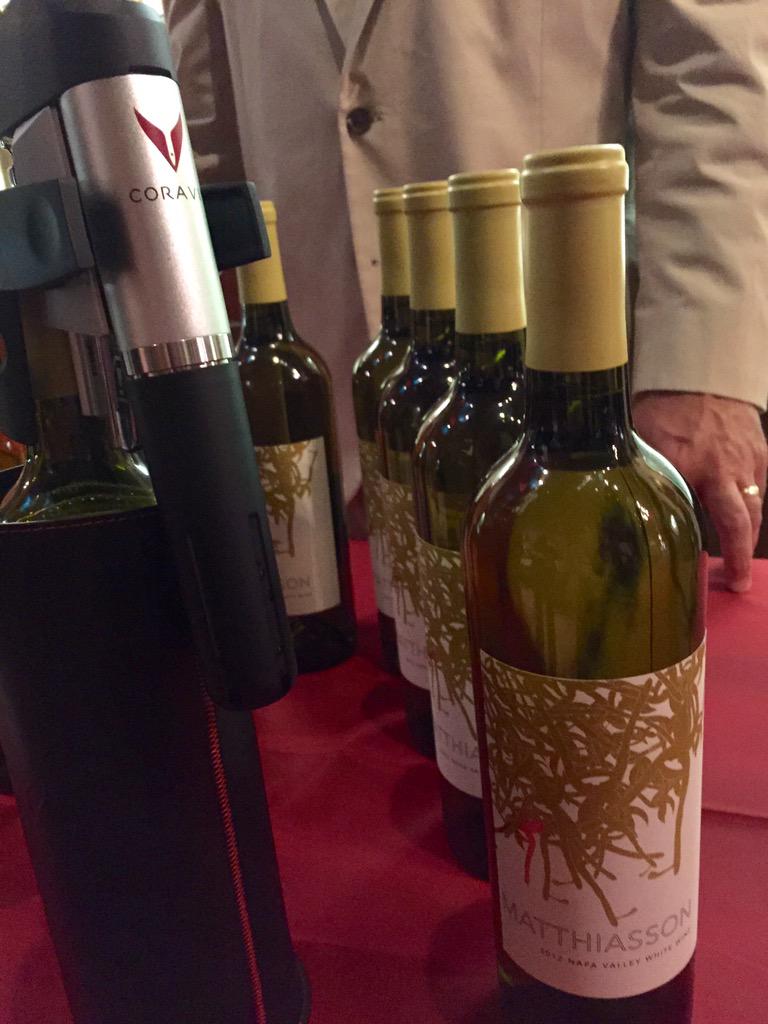 FeastitForward's tweet photo. Let the @Coravin tastings begin @CIAGreystone @StolzleGlass @WCParty #CoravinFirstAccess #FEAST http://t.co/dGRhUOSIgI