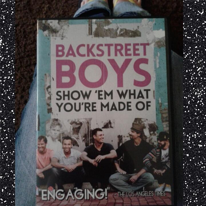 michelle_waits's tweet photo. I got my @backstreetboys #showemwhatyouremadeof dvd in the mail today ;) #BSBTheMovie http://t.co/Dv4znyOfml