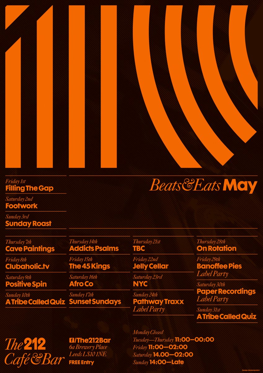Big Month #May #parties #dj #housemusic #leeds