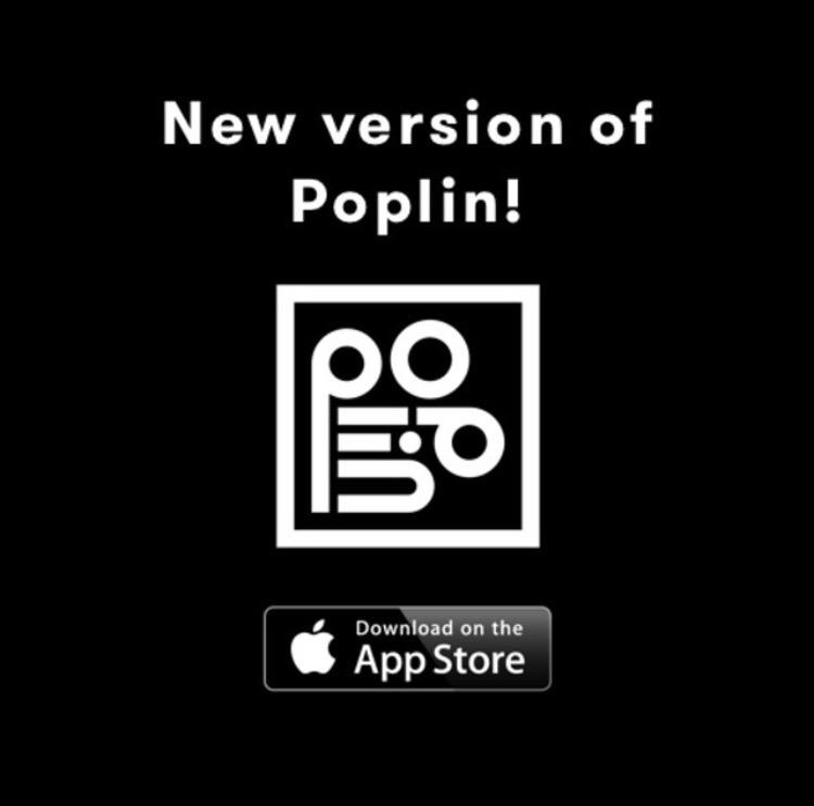 PoplinApp tweet picture
