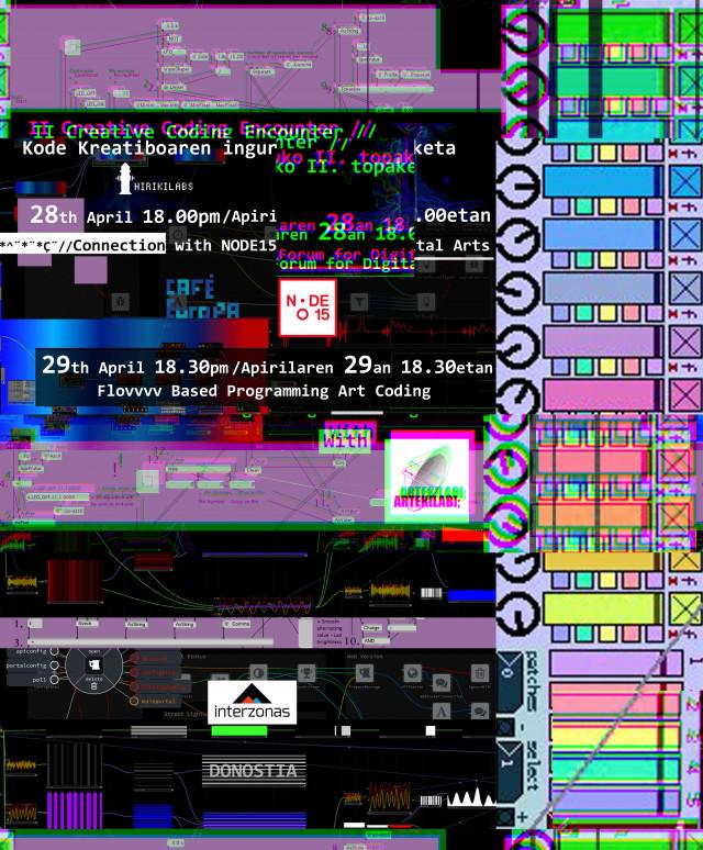 ARTEKLAB's tweet photo. "An open meeting for all those working with the medium... " #RadicalSoftware #creativeCode @hirikilabs ft @patxangas http://t.co/O3JU1ytqWK
