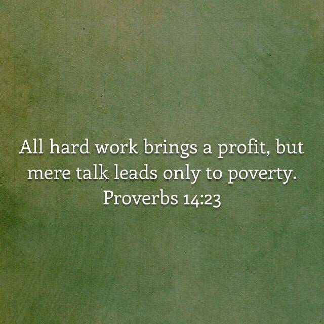 ProverbsSuccess's tweet image. Proverbs 14:23