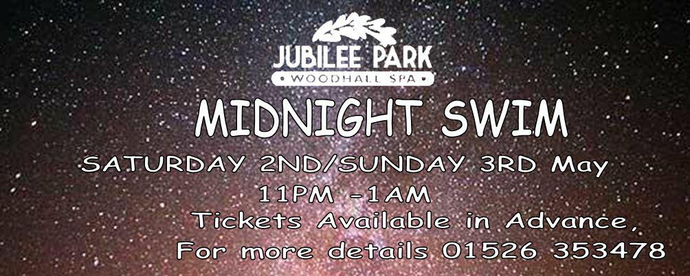 JulesFBunting's tweet photo. Midnight swim @JubileeParkWood Come join us! @NewsHorncastle @looknorthBBC http://t.co/yWacNK2vcM