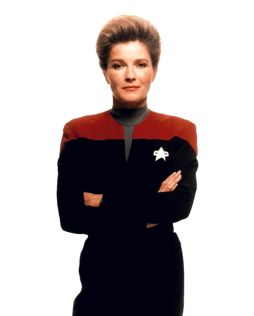 thinkgeek's tweet photo. Today in Geek History: @StarTrek Actress Kate Mulgrew was born. Happy birthday to the legendary Captain Janeway! http://t.co/LyKM3qnP4P