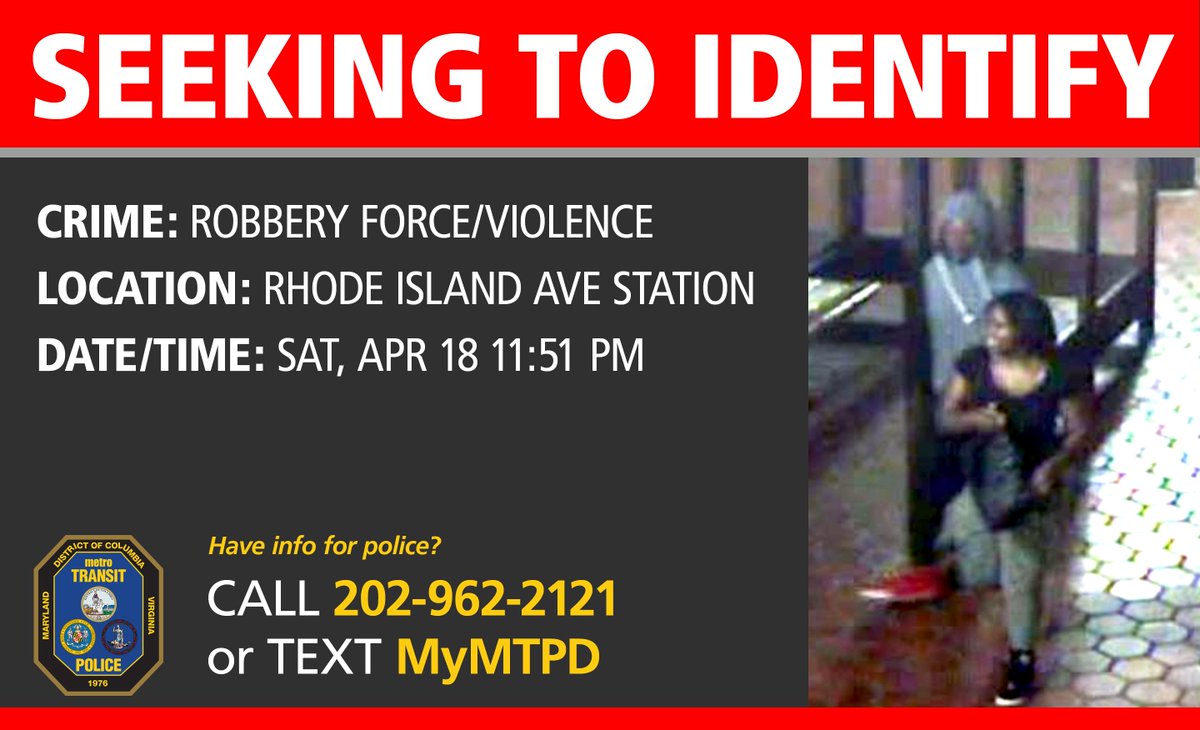 MetroTransitPD's tweet photo. MTPD detectives want to ID the 2 persons of interest shown here as part of a robbery investigation #wmata http://t.co/iNUWDHAYqM