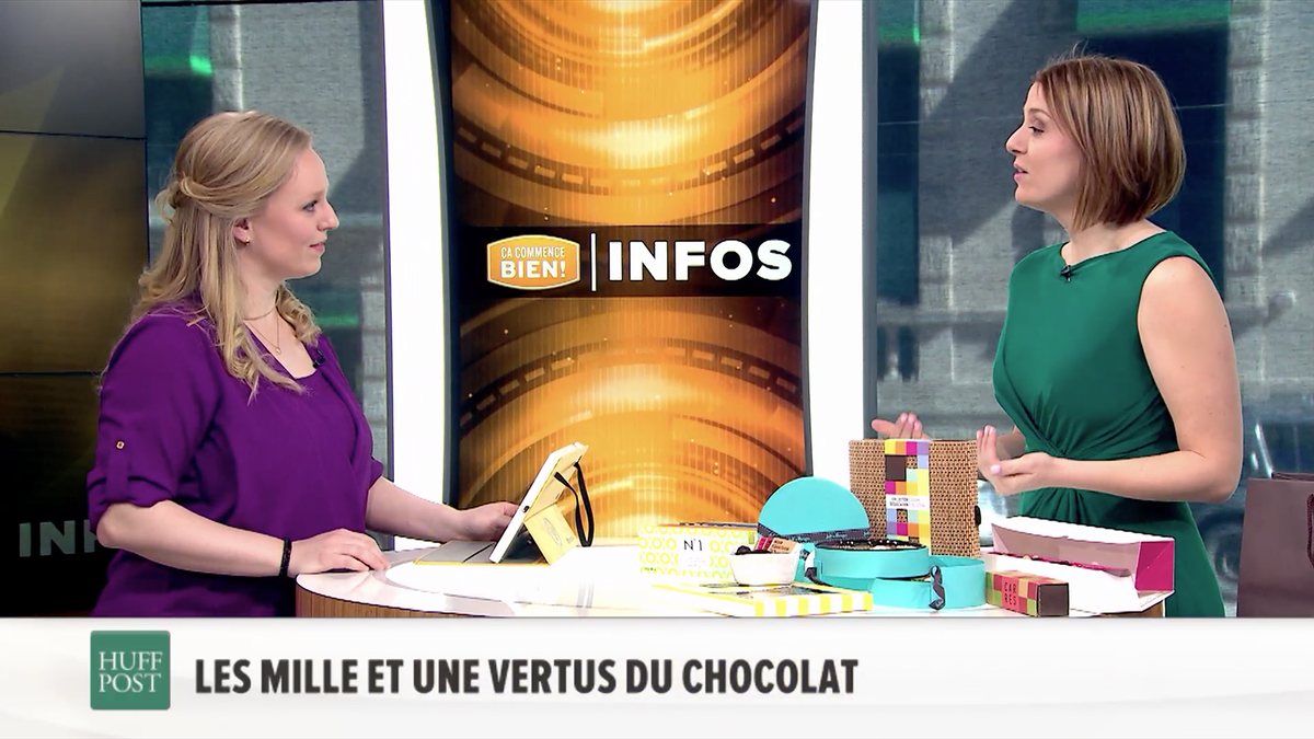 _Pluriels's tweet photo. Claudine était à Ça commence bien ce mois-ci pour parler des vertus du chocolat! À voir ici http://t.co/NPJQ5Xiux1 http://t.co/R502l41SO8
