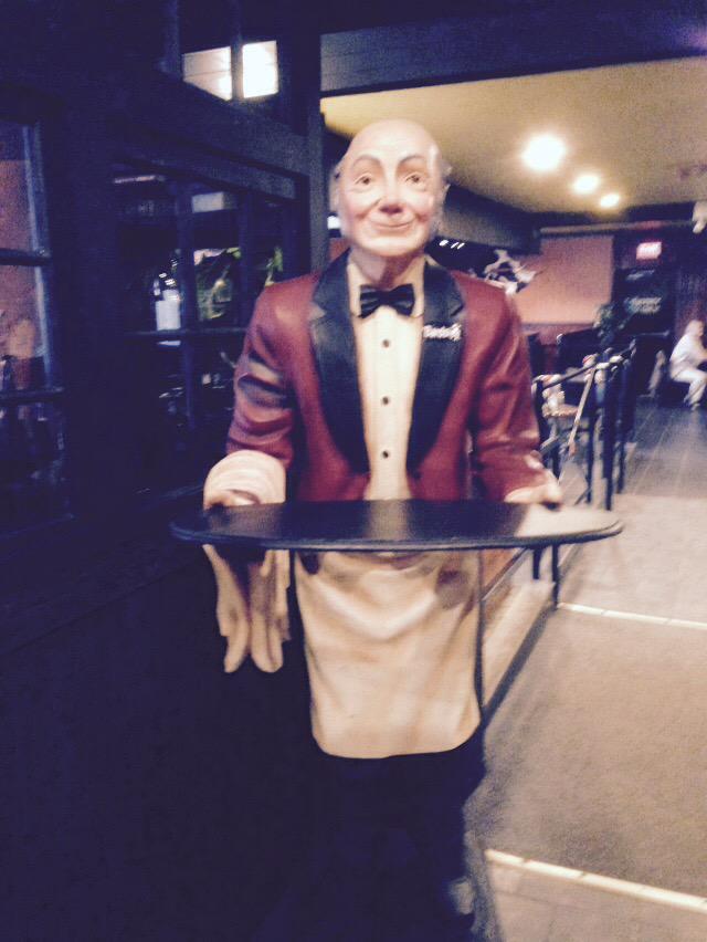 3milesteak's tweet photo. Come meet 'Bardsley' the newest staff member at 3Mile - he'll never need to be tipped! http://t.co/xMBCW3Ef6R