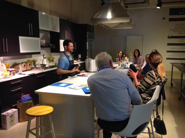 DanFastNEXT's tweet photo. Talking Israeli #streetfood &amp; making #sabich w/ Ari Miller (Food Underground) &amp; awesome #Philly engagers #nextwork http://t.co/1AviGVPsdi