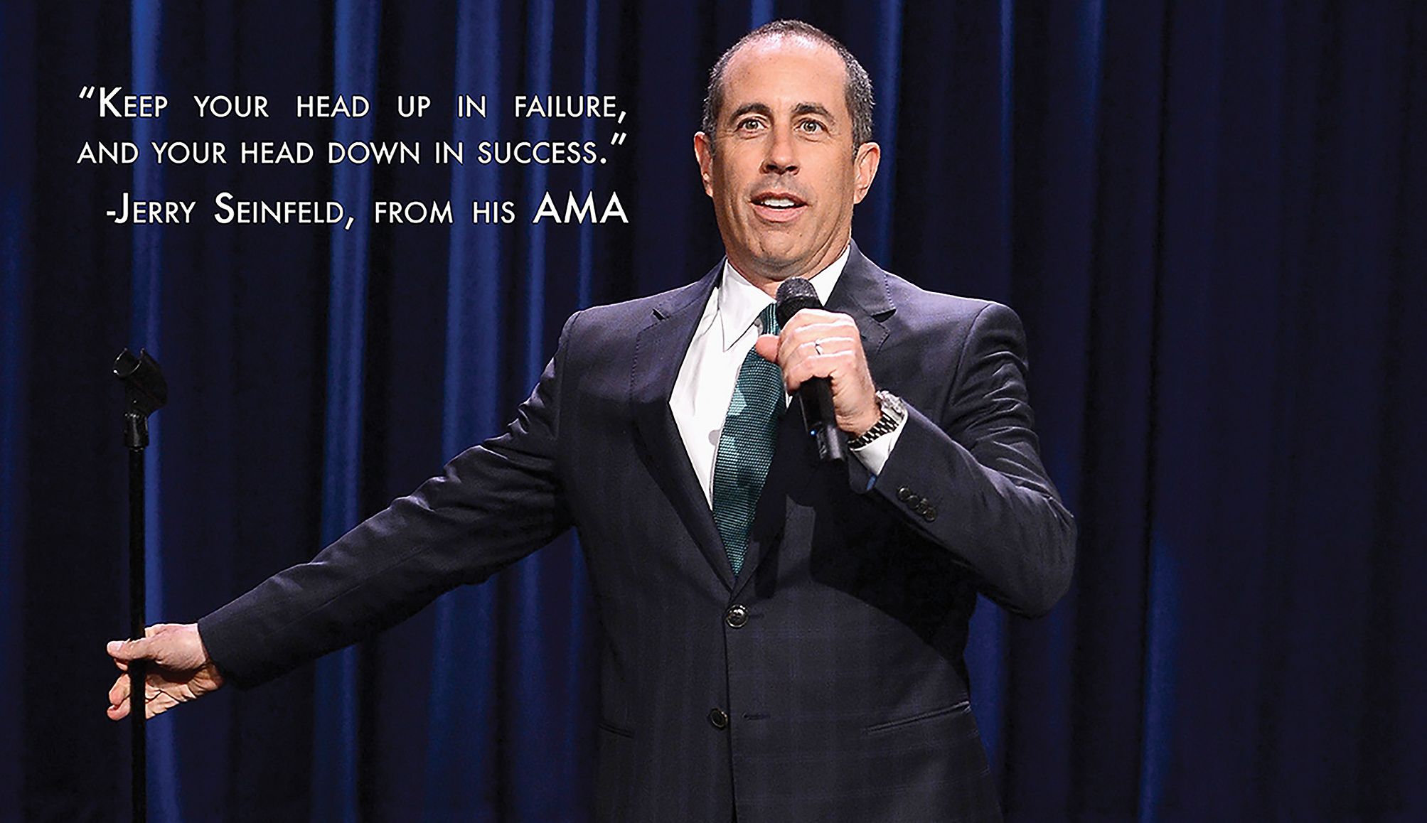 Happy 61st birthday Jerry Seinfeld! We can never get enough of your wit and your ideas. Cheers. 