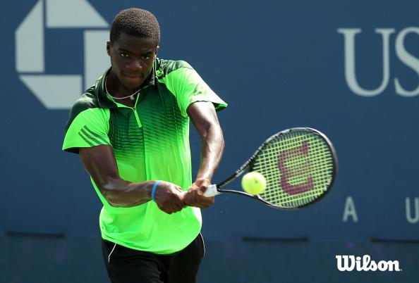 .<a href="/FTiafoe/">Frances Tiafoe</a> gets his first top 100 win of his pro career.  Oh yea, he's 17! #CongratsFrances #MovingUp #TeamWilson