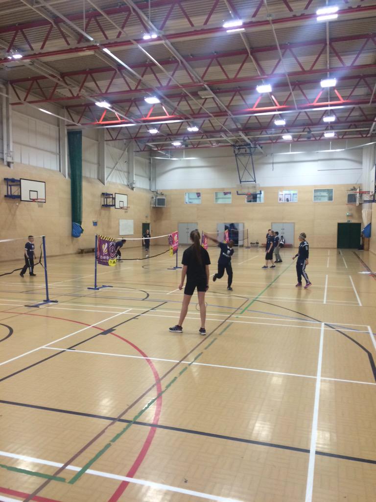 WBAFoundation's tweet photo. #PL4S Badminton Club in full swing @SalterSports with @Harleysimpson18 #InspireToAchieve #badminton http://t.co/4AIk4pshAO